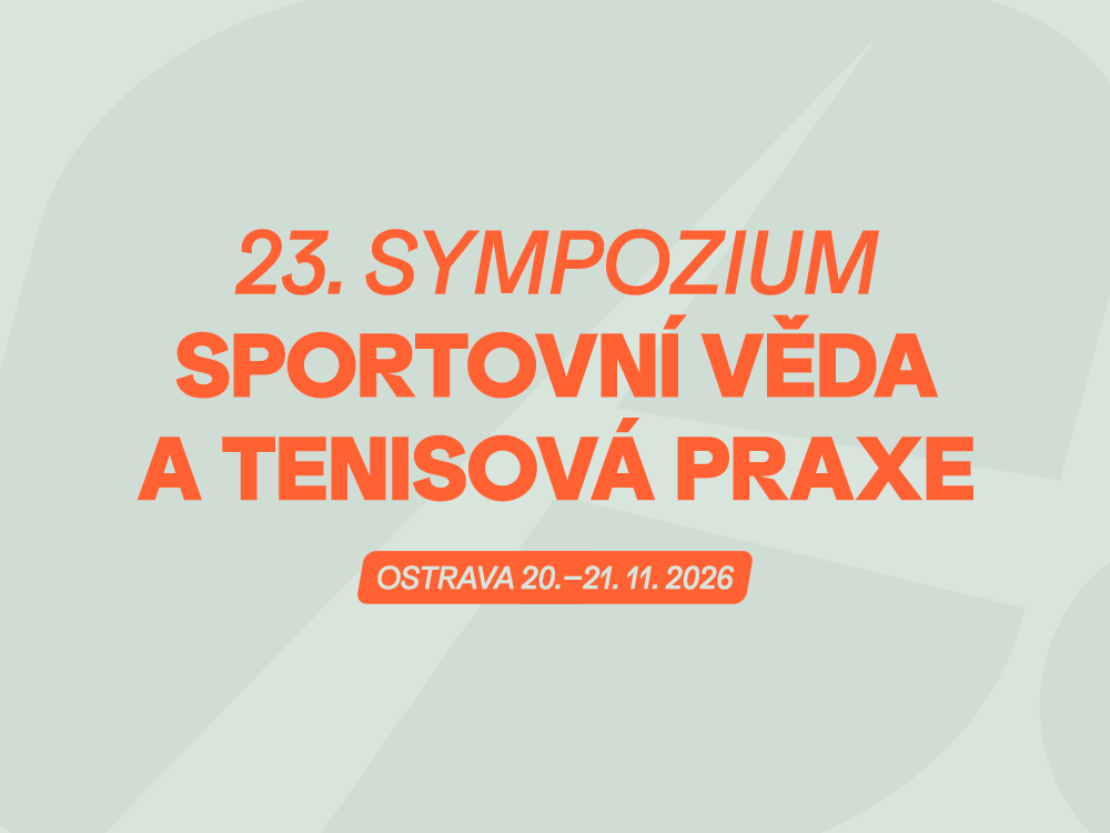 Ostrava přivítá 23. sympozium Sportovní věda a tenisová praxe