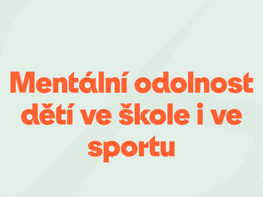 Jak pomoci dětem zvládat tlak a chyby? Český tenisový svaz zve na online seminář s Janem Mühlfeitem