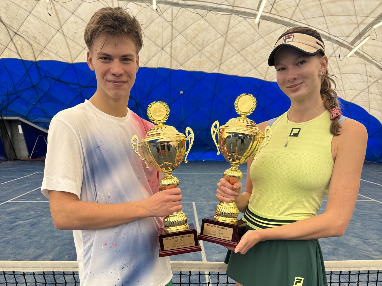 Agel Prague Open: Duda a Bervid ovládli domácí juniorský turnaj ITF